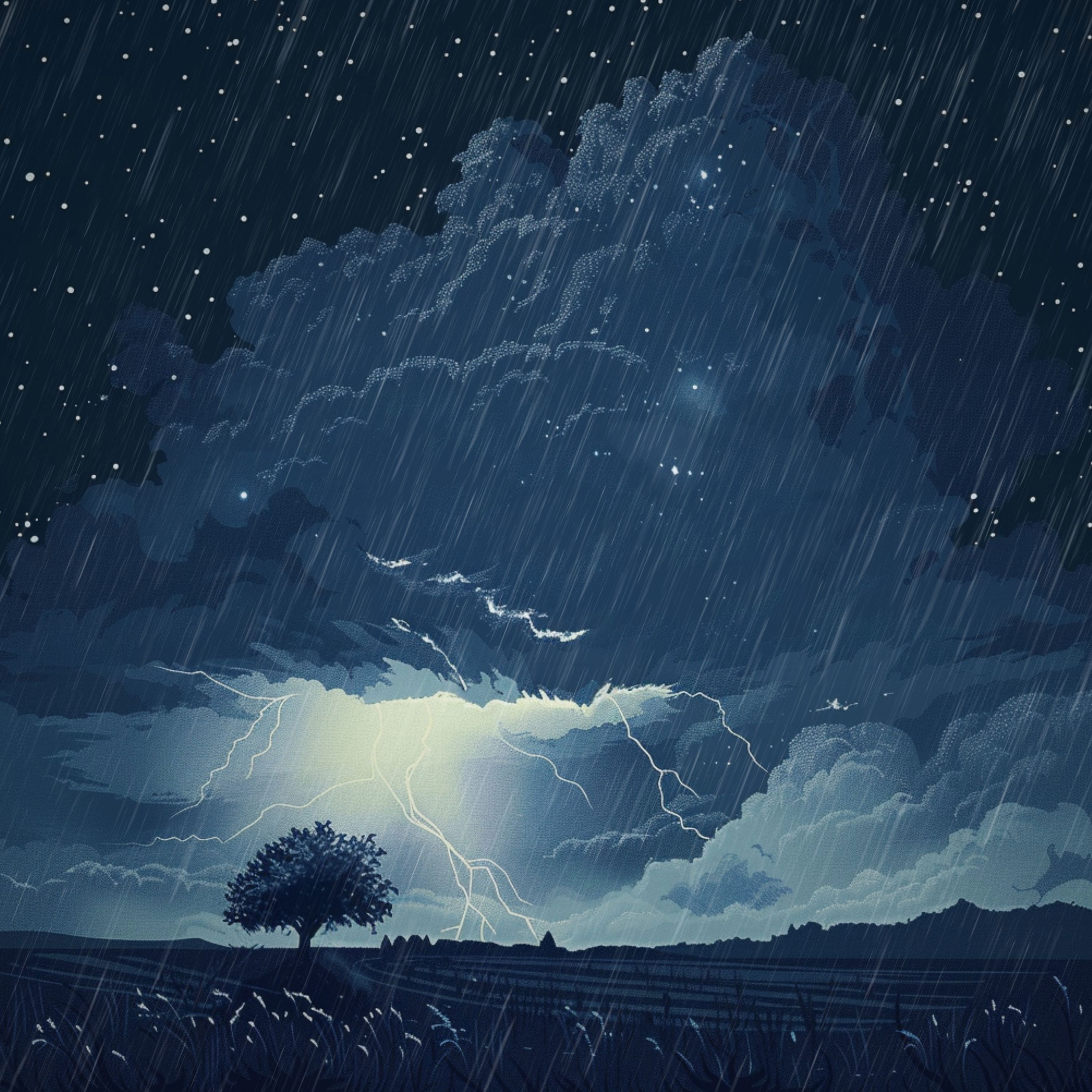 cover of episode 8 Hours - Deep Blue Noise Thunderstorm