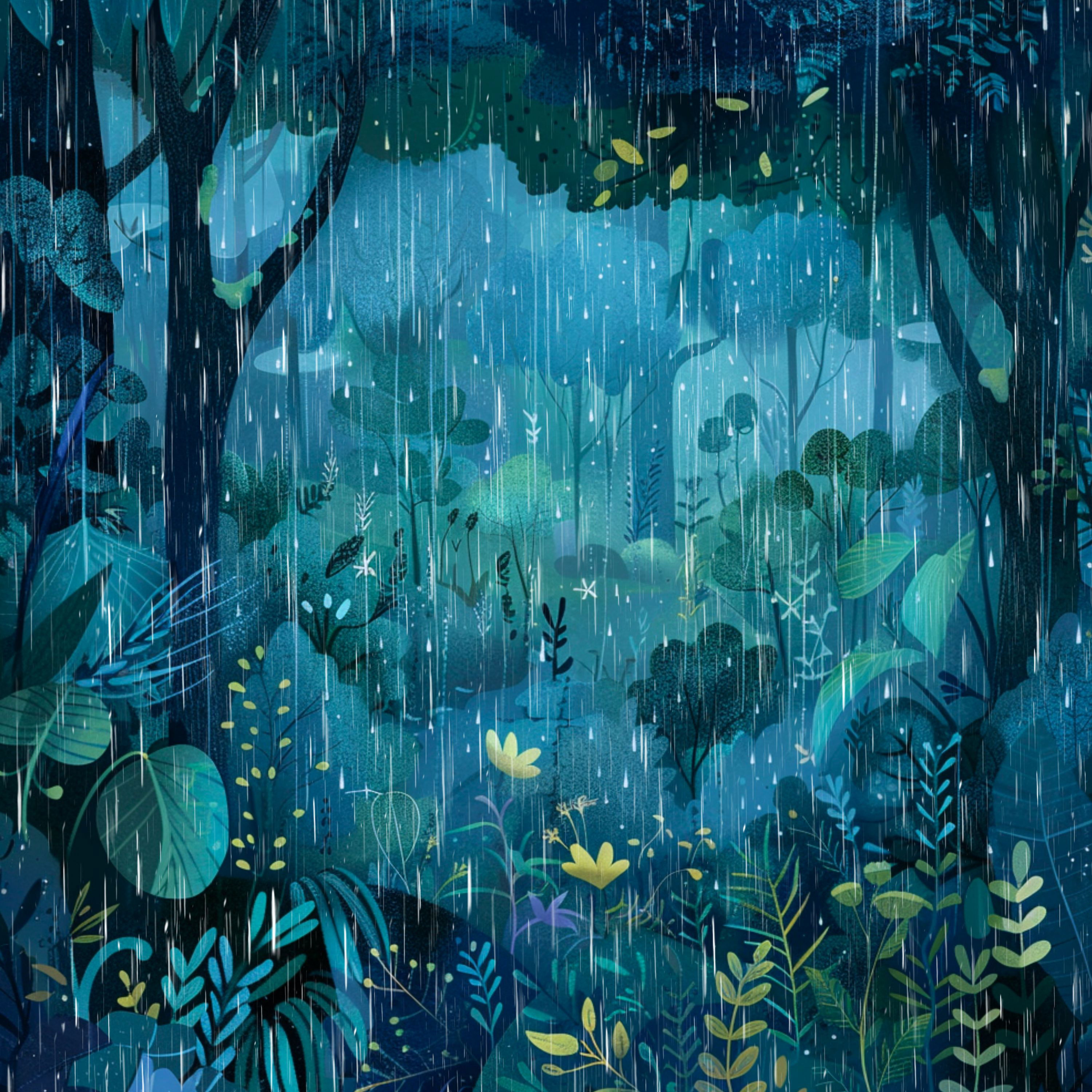 cover of episode 8 Hours - Gentle Rain in the Forest | Soothing Nature Ambience