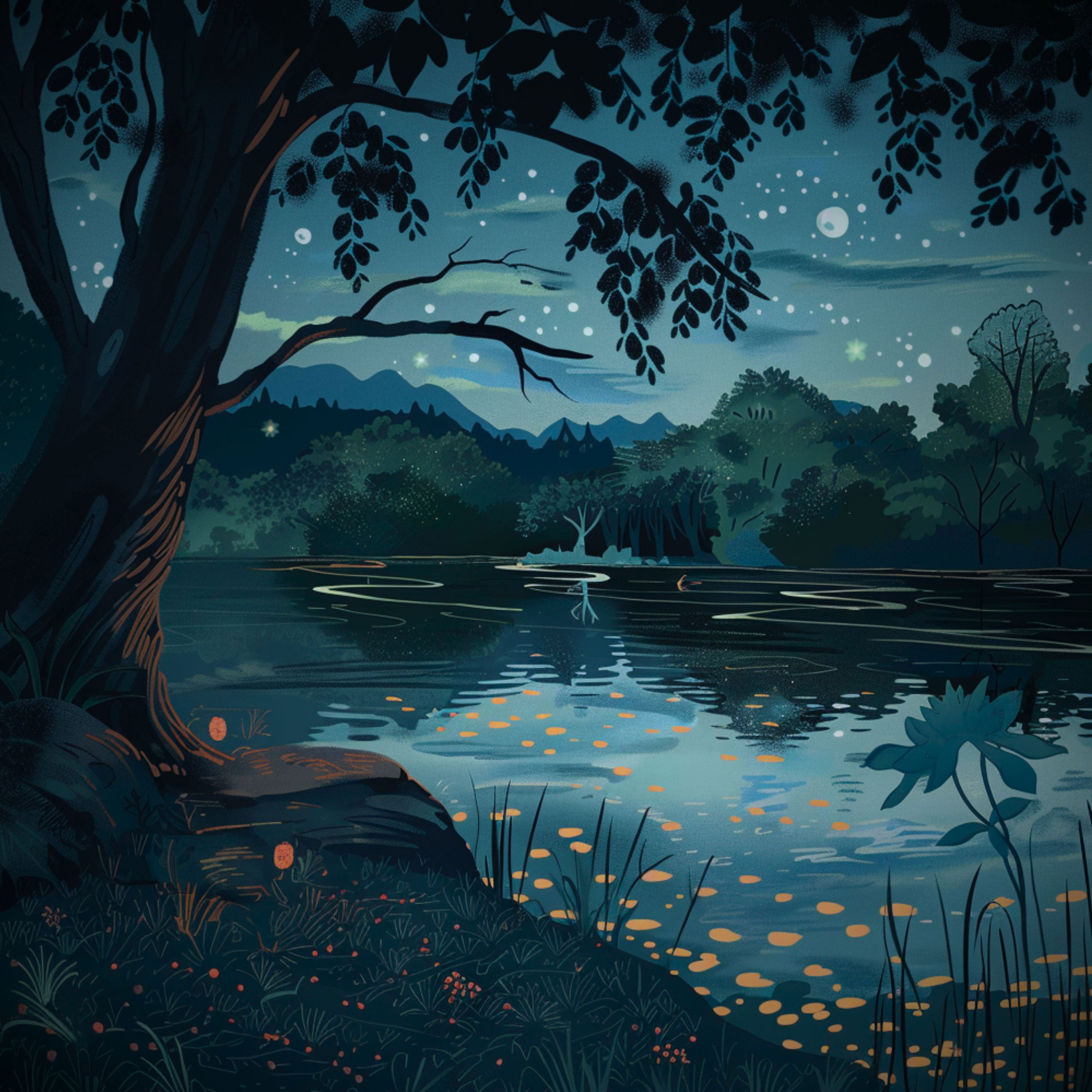 cover of episode 8 Hours - Summer Evening by the River