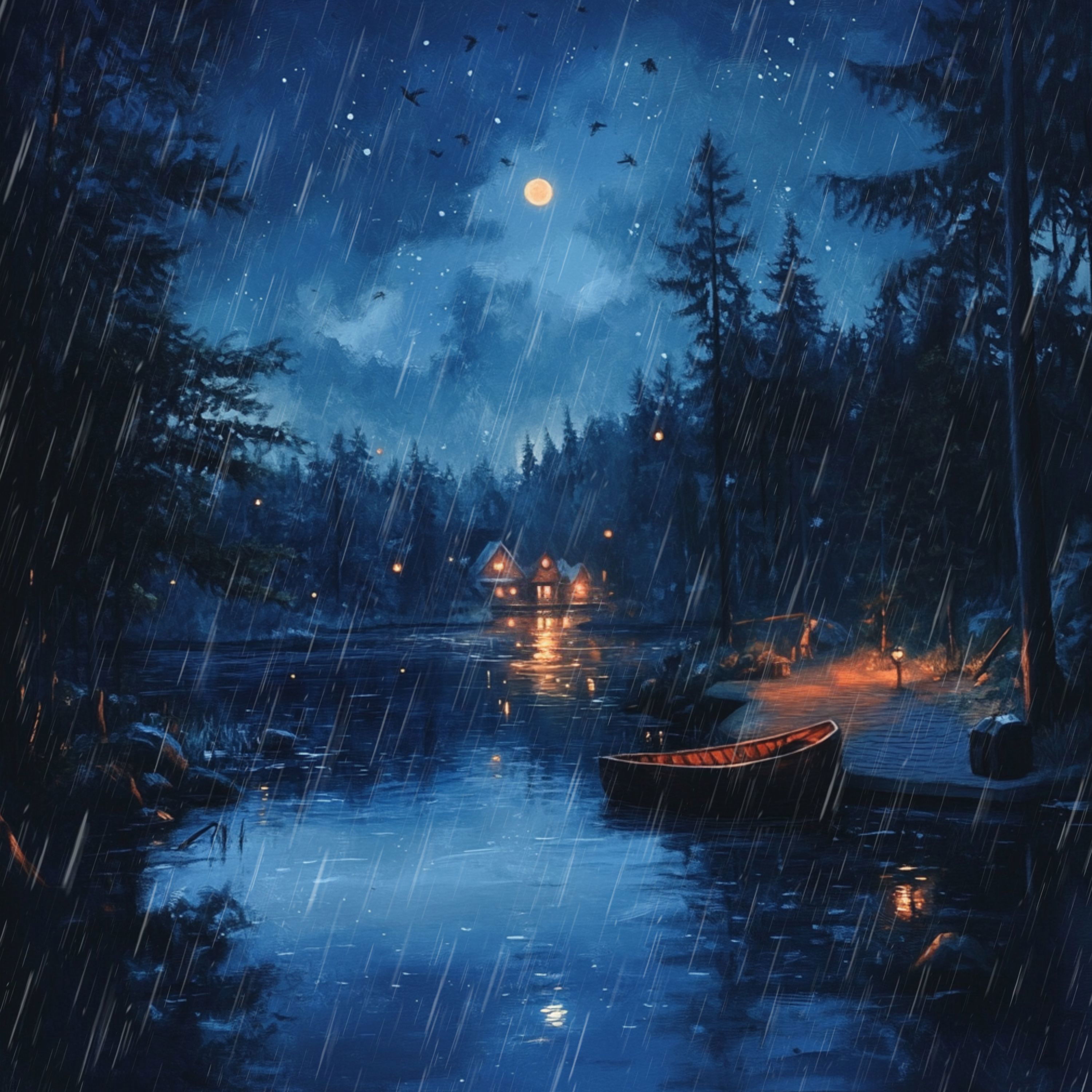 cover of episode Soft Rain on a Lake | Rainy Day on a Lake