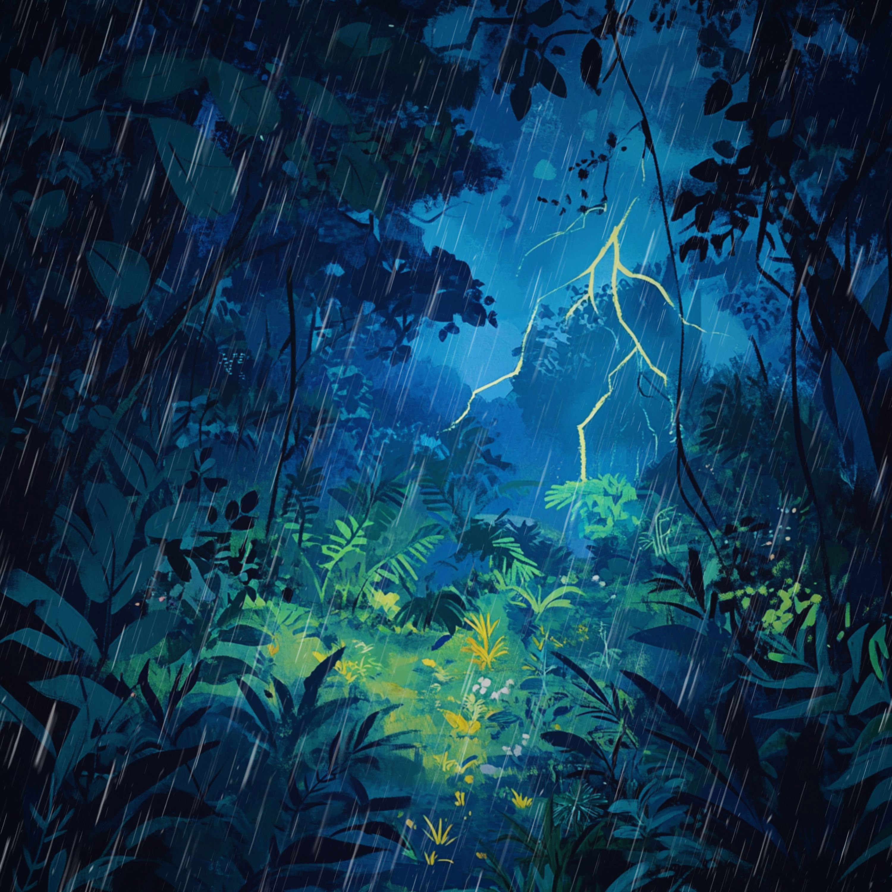 cover of episode 8 Hours - Thunderstorm in the Rainforest