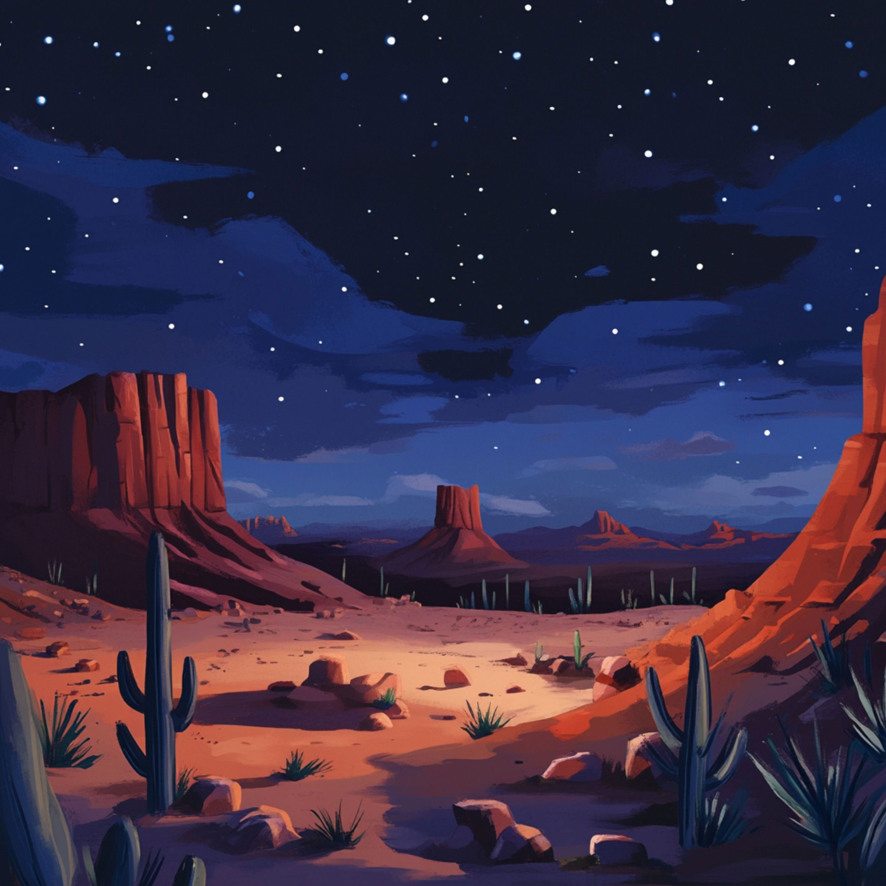 cover of episode 8 Hours - Silent Desert Night | Calm Desert Ambience and Deep Sleep Drone