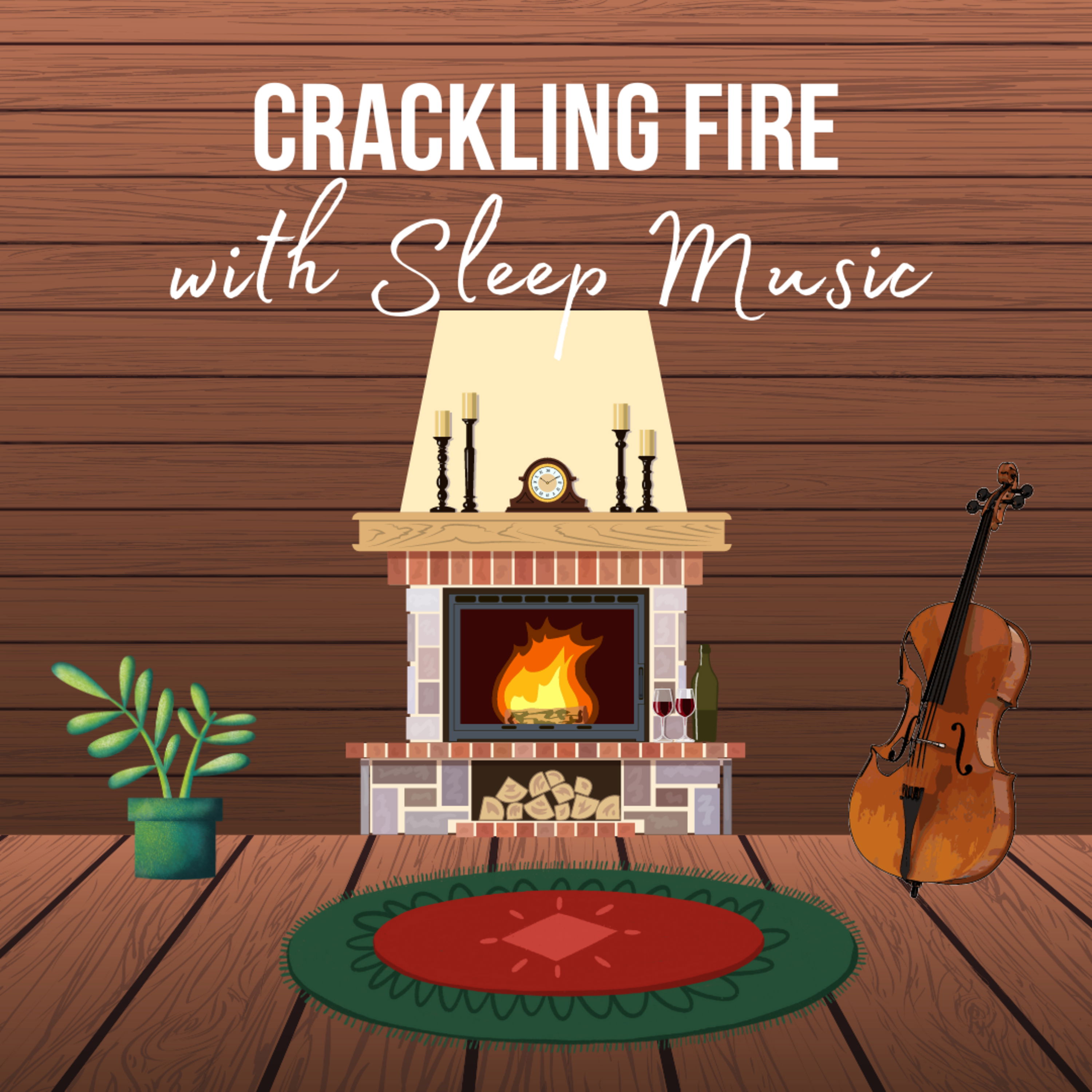 cover of episode Crackling Fire with Sleep Music
